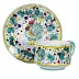 Orvieto Green Rooster Tea/Coffee Cup & Saucer Cup: 4.25 x 3 high (10Oz) Saucer: 7 in Rd