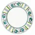 Orvieto Green Rooster Dinner Plate (White Center) 11 in Rd
