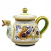 Raffaellesco Teapot 9W. (W/Handle) x 6 high (8 Cups)