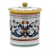 Ricco Deruta Canister Large 6 in Rd x 7.5 high (With Lid)