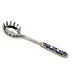 Ricco Deruta Ceramic Handle Spaghetti Tong With 18/10 Stainless Steel Cutlery 12 Long