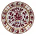 Orvieto Red Rooster Charger Buffet Platter 13 in Rd