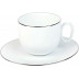 Epure Platinum Filet Breakfast Cup And Saucer (Special Order)