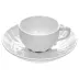 Swan Service Coffee Cup with Saucer