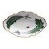 Green Leaf Oval Vegetable Dish 13.25 in Long