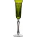Lisbon Yellow/Green Champagne Flute H