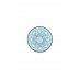 Jaipur Aqua Bread & Butter Plate Aqua 6 in Rd