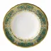 Heritage Forest Green & Turquoise Rim Soup L/S (8.5in/21.65cm & 8oz/22cl) (Special Order)