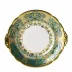 Heritage Forest Green & Turquoise Bread & Butter Plate (9.75cm/25cm) (Special Order)