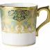 Heritage Forest Green & Turquoise Coffee Cup (Special Order)