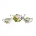 Morning Glory Tea Set 5" H 32 Oz.