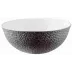 Mineral Irise Dark Grey Salad Bowl Calabash Shaped Rd 9.1"