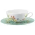 Paradis Turquoise Breakfast Saucer Diam 8.7 in