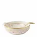 Royal Peony Pink Tea Strainer & Drip Bowl