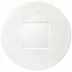 Makassar Sable/Matte Round Buffet Plate Square Center Round 12.6 in.