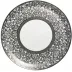 Tolede Platinum White Flat Cake Serving Plate Round 12.2 in.