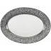 Tolède Platinum White Oval Dish/Platter 41 in X 30 in