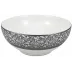 Tolède Platinum White Salad Bowl Diam 9.8 in