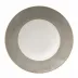 Crushed Velvet Grey Rimmed Bowl (10.5in/27cm)