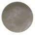 Crushed Velvet Grey Flat Rim Plate (10.5in/27cm)