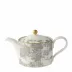 Crushed Velvet Grey Charnwood Teapot L/S