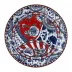 Victoria's Garden Blue & Red 27cm Plate (Full Cover)
