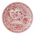 Victoria's Garden Red Coupe Plate (27 cm/10.5 in)