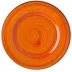 St. Tropez Orange Melamine Dinner Plate 10.5" Rd