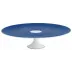 Tresor Blue Petiti Four Stand Large motive No1 Round 10.6 in.