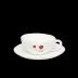 Impression Tea Cup Low Rim 0.20 L Red