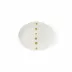 Golden Pearls Oval Dish / Plate 24 Cm