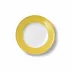 Solid Color Dessert Plate 19 Cm Rim Yellow