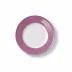 Solid Color Dessert Plate 19 Cm Rim Pink