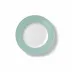 Solid Color Dessert Plate 19 Cm Rim Seawater Green