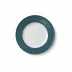 Solid Color Dessert Plate 19 Cm Rim Petrol