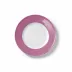 Solid Color Dessert Plate 21 Cm Rim Pink