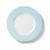 Solid Color Plate 26 Cm Rim Ice Blue