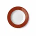 Solid Color Soup Plate 23 Cm Rim Paprika