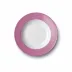 Solid Color Soup Plate 23 Cm Rim Pink