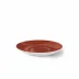 Solid Color Coffee Saucer Paprika
