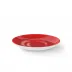 Solid Color Breakfast Saucer Bright Red