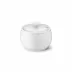 Solid Color Sugar Bowl With Lid 0.30 L White