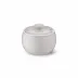 Solid Color Sugar Bowl With Lid 0.30 L Pearl