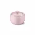 Solid Color Sugar Bowl With Lid 0.30 L Pale Rose