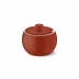 Solid Color Sugar Bowl With Lid 0.30 L Paprika