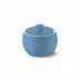 Solid Color Sugar Bowl With Lid 0.30 L Vintage Blue