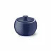 Solid Color Sugar Bowl With Lid 0.30 L Navy