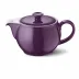 Solid Color Teapot 1.1 L Plum