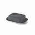 Solid Color Butter Dish Anthracite
