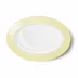 Solid Color Oval Platter 33 Cm Vanilla